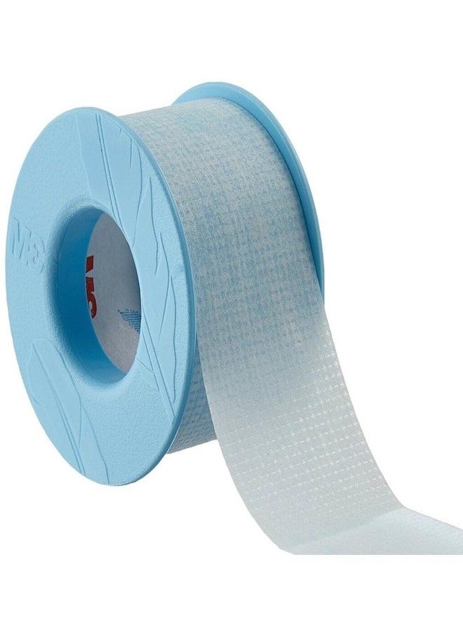 Comfort Axis 3M Kind Removal Silicone Tape, Latex-Free, Blue Surgical Tape 1" and 2" Tape with Length of 5 1/2 Yards Combo Pack - Image 4